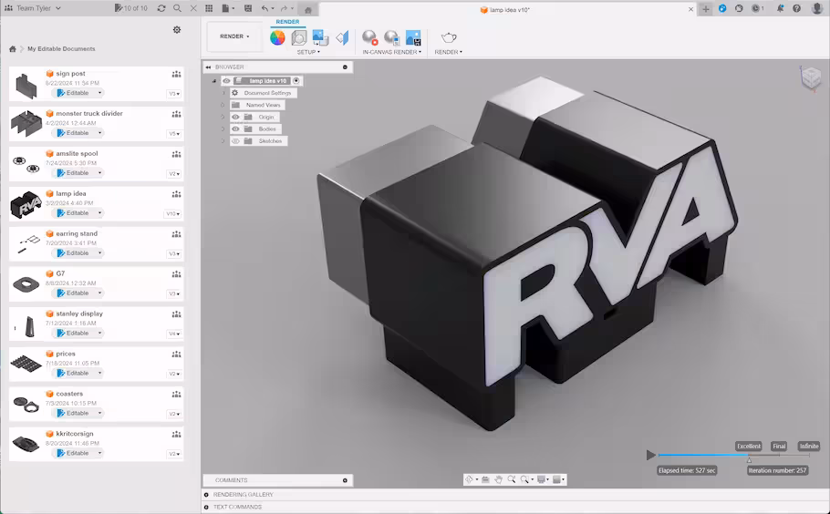 Fusion 360 screenshot render of a 3D model