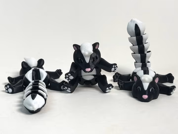 3d model of a skunk.DL83sKns